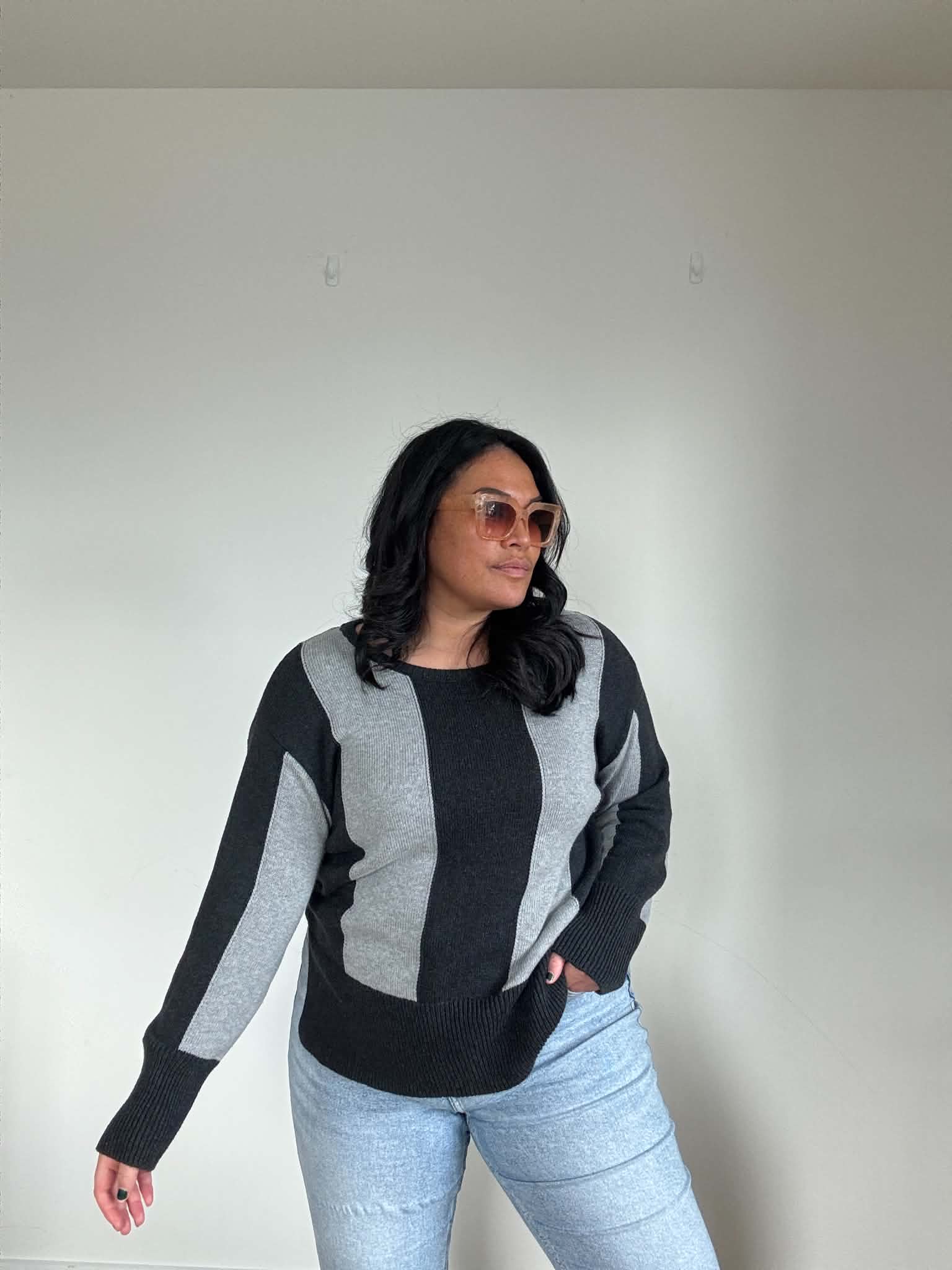 Moochi Two Toned Knit (Size 8 - 14)