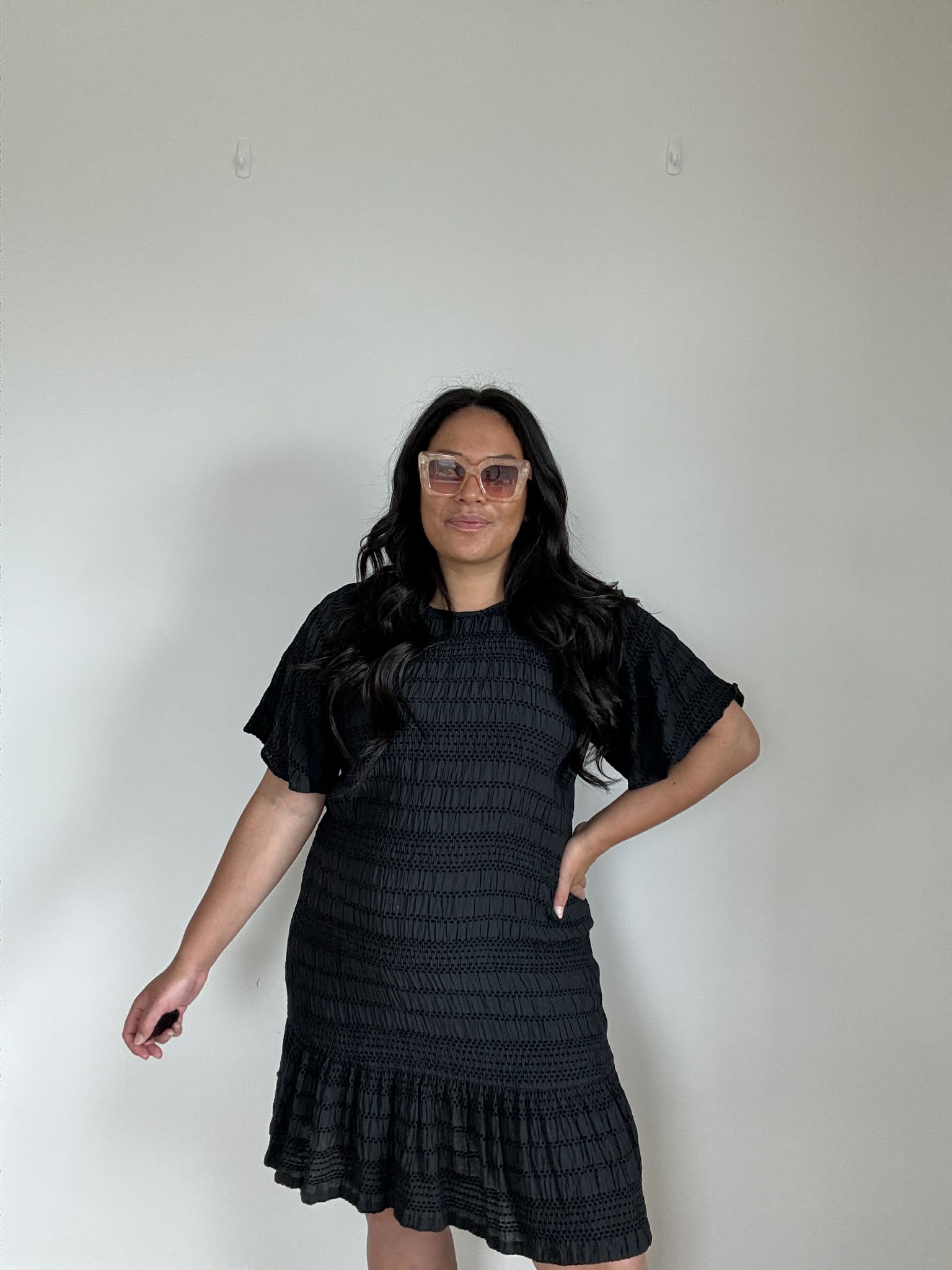 Knewe Label Black Dress (Size 14)