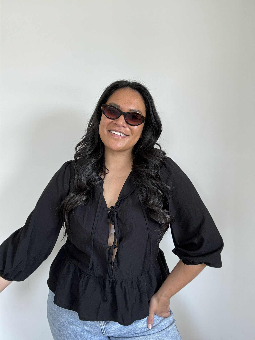 Black Spirit Top (Size 12 - 14)