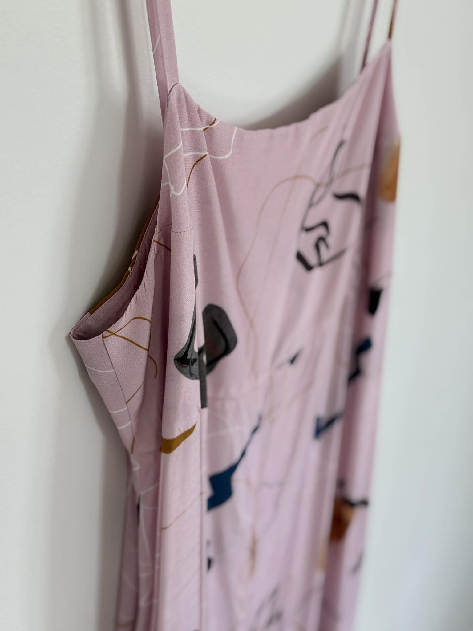 Nyne Mural Jumpsuit Pink (Size 14)