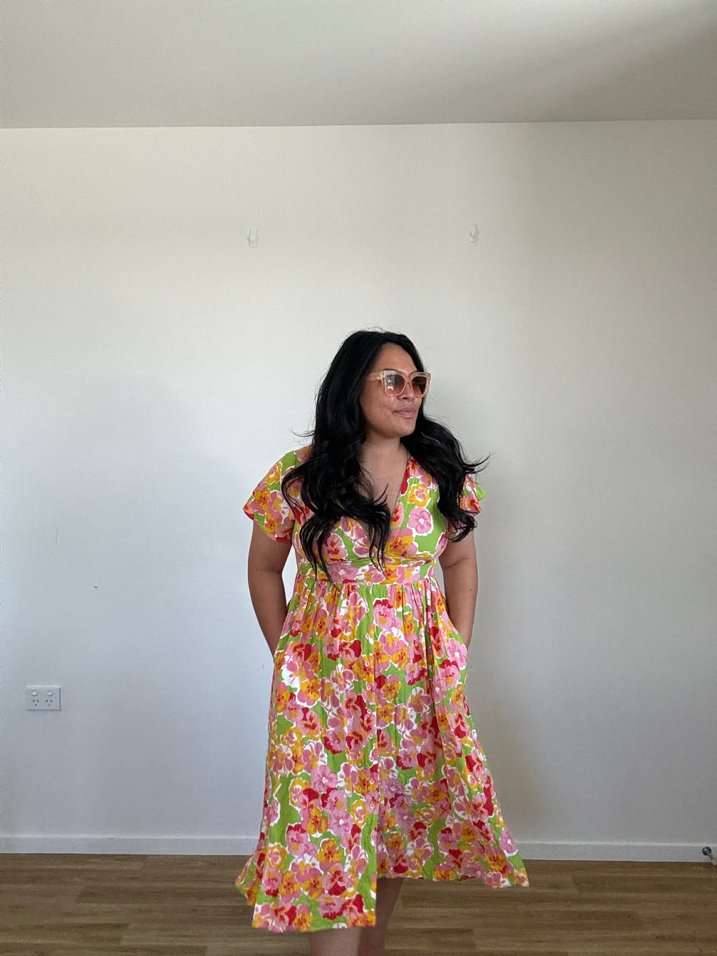 Grace & Co Floral Summer Dress (Size 12)