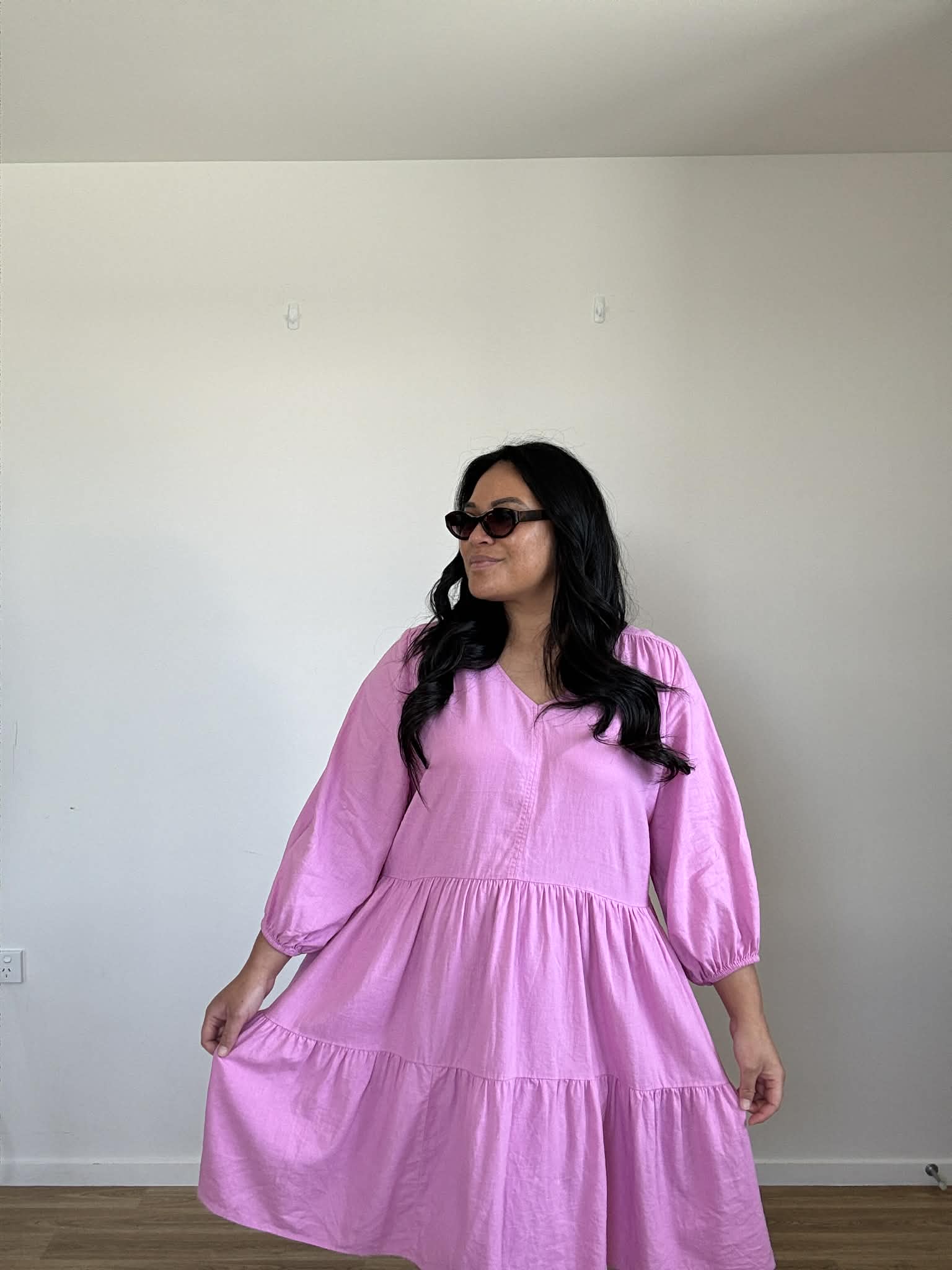 Studio Curve Bubble Gum Pink Dress (Size 18)