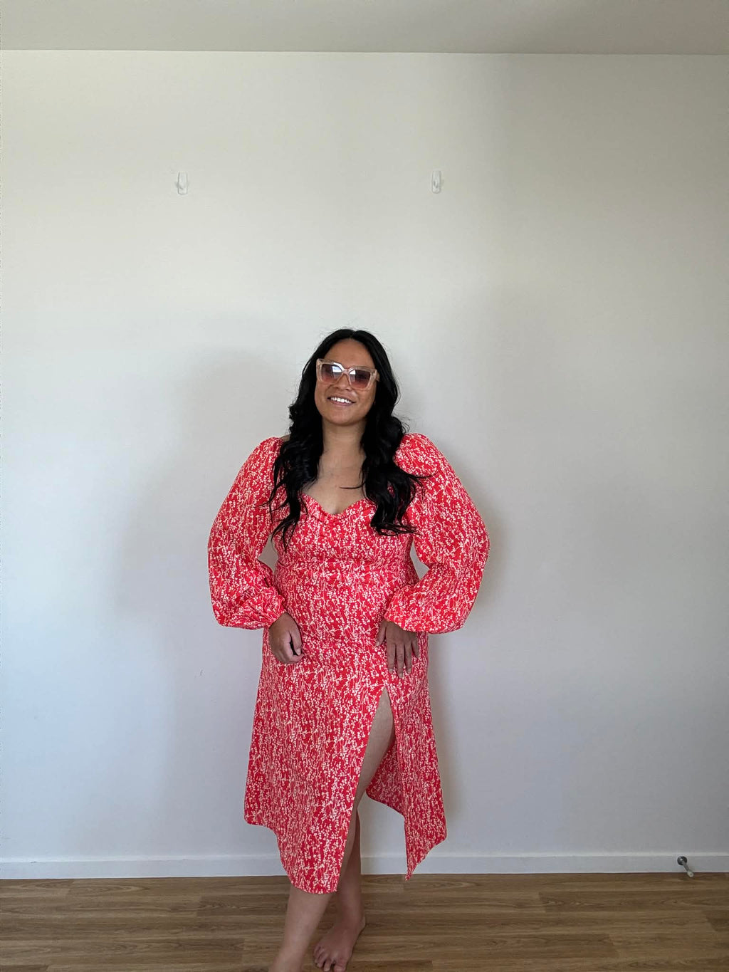 Savel High Split Midi (Size 14 - 16)