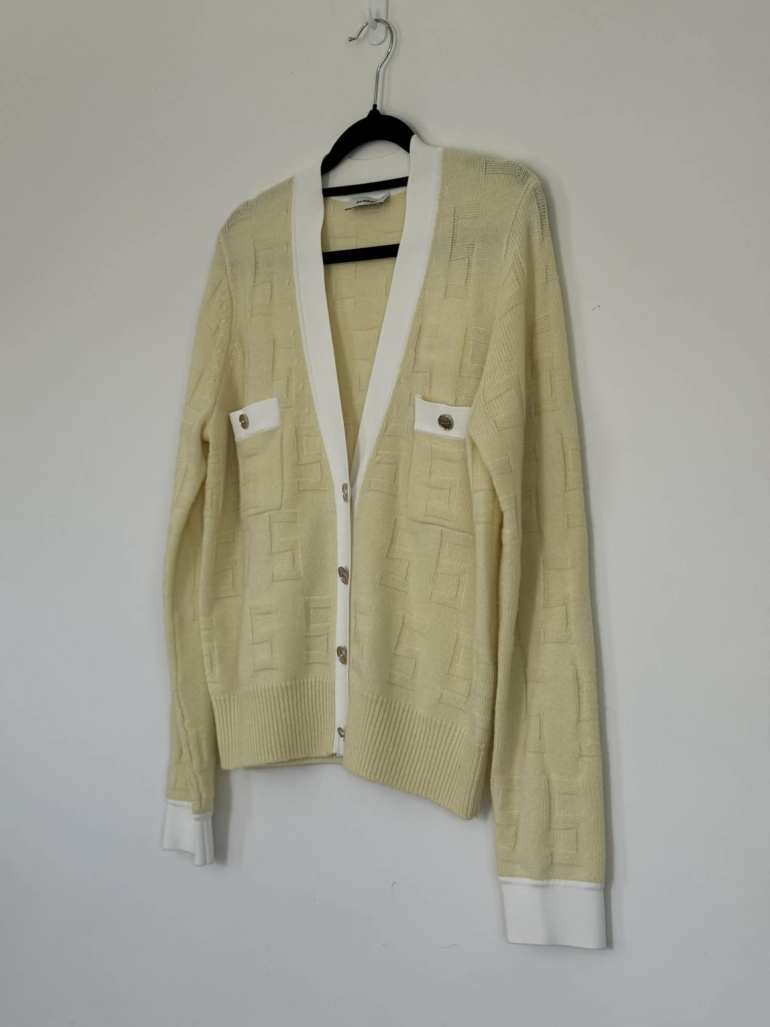 Sandro Butter Yellow Cardigan (Size 6 - 8) *