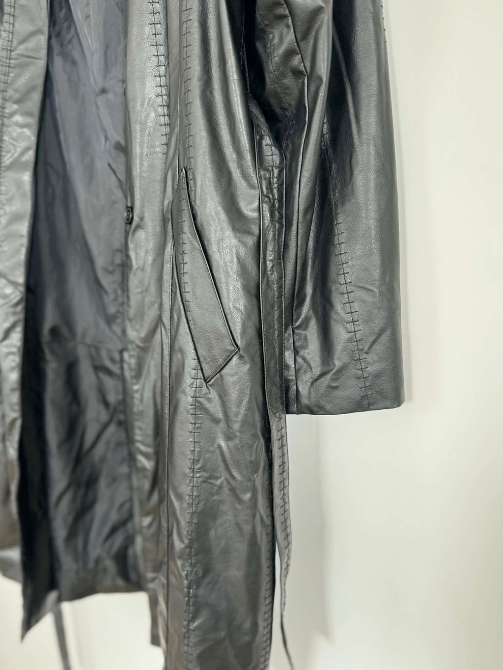 Max Faux Leather Trench (Size 12 - 14)